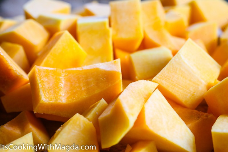 Cubed butternut squash