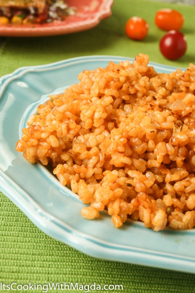 Spanish rice as a side dish