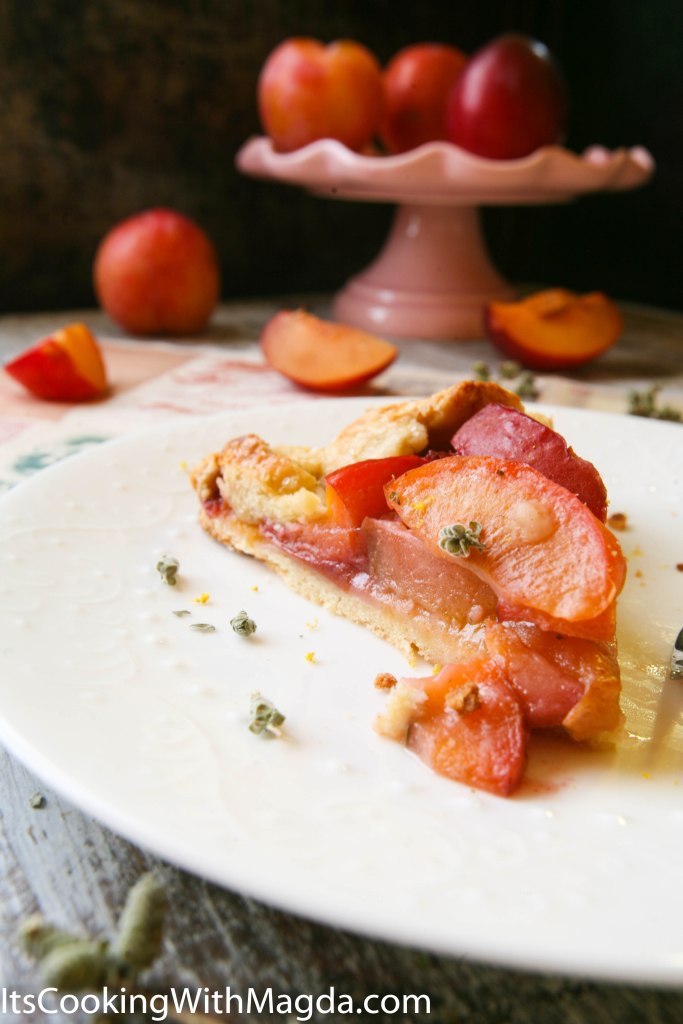 A slice of Plum Galette