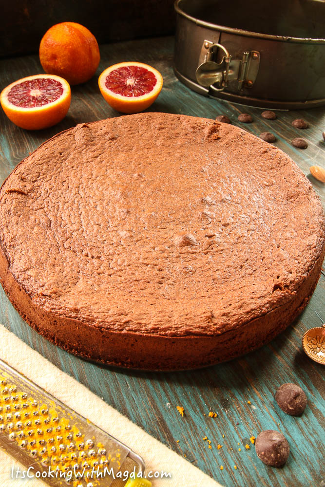 buckwheat chocolate orange cake