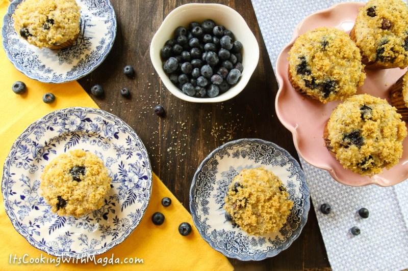 ricotta blueberry muffins