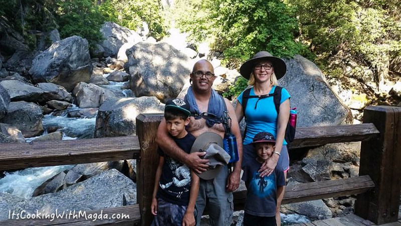 footbridge on vernal falls