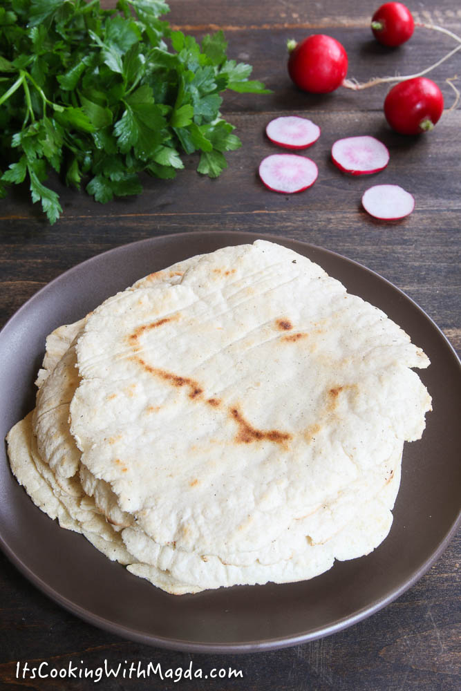 homemade corn tortillas