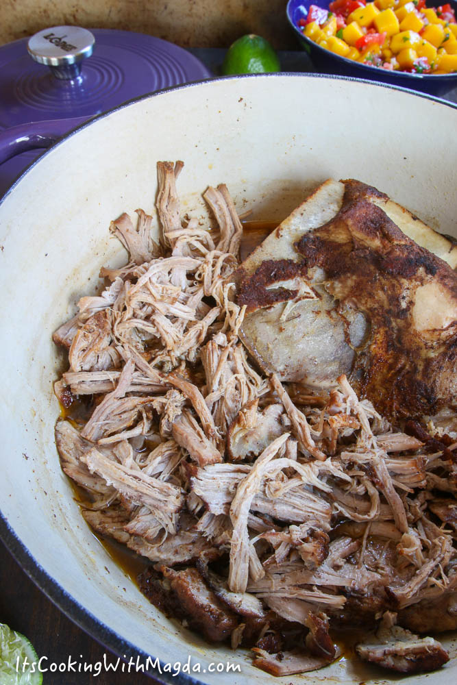 shredded pork for tacos
