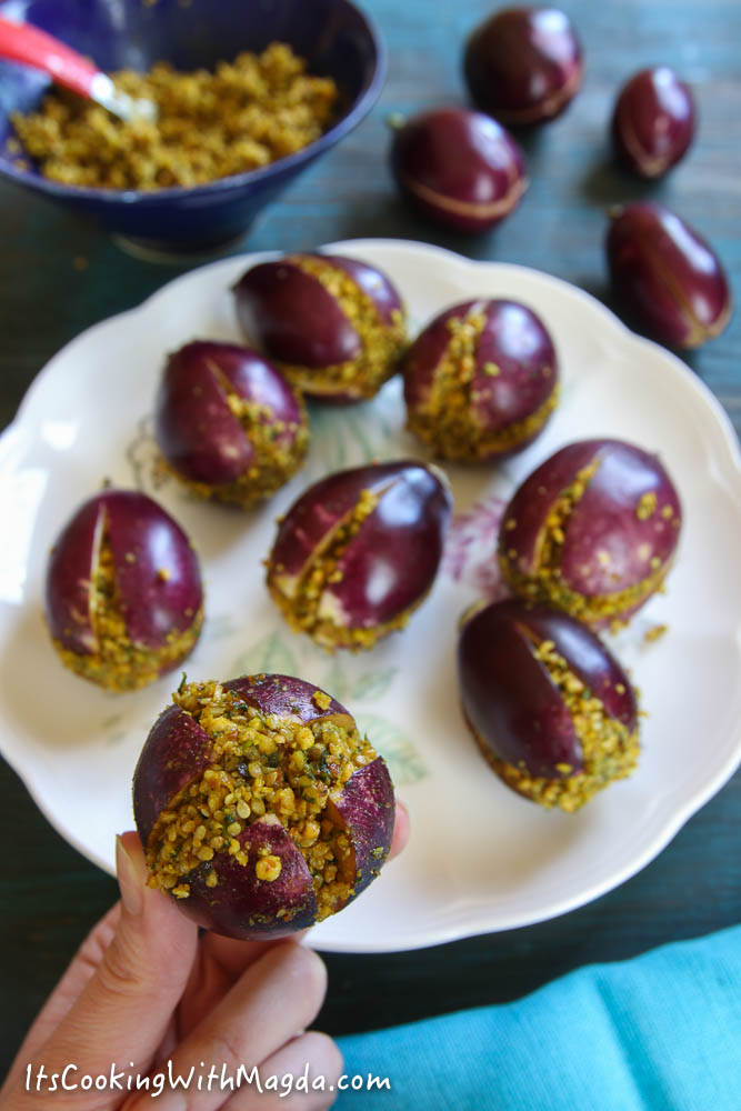stuffed indian eggplants